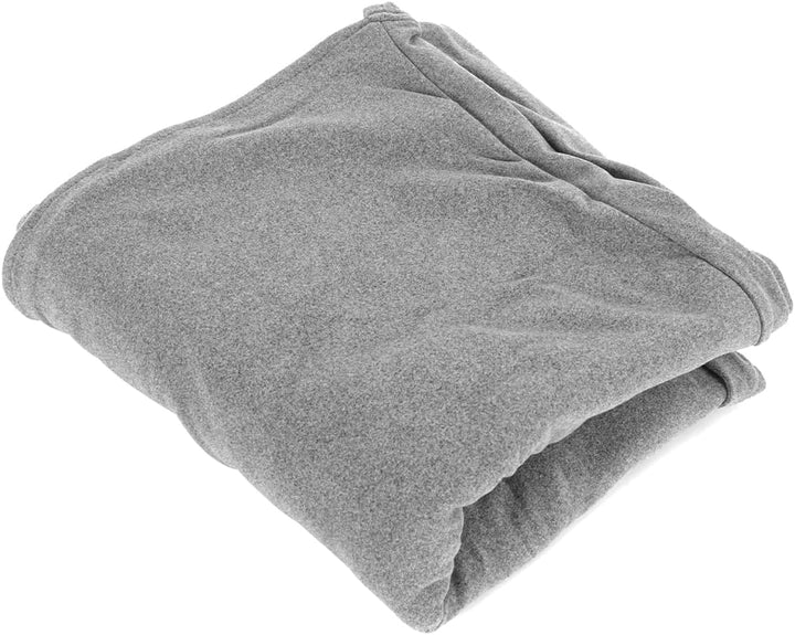 Alide Sleep Pod, grauer, tragbarer Kompressionsschlafsack mit 360°-Wickelfunktion, 185 x 50 cm gross