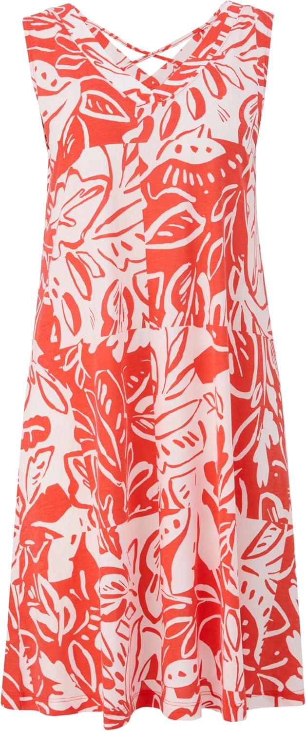 s.Oliver Damen Kleid kurz 32 Orange 2550, 32 Orange 2550
