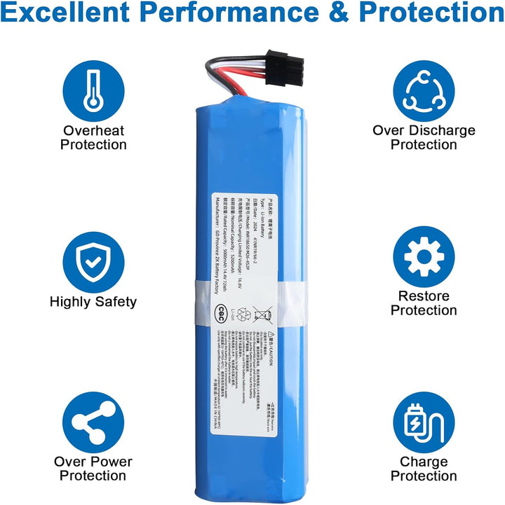 5200mAh Neuer Staubsauger-Akku,Ersatz für Eufy RoboVac L70 Hybrid,L10,T2190,T2190G21, Eufy 360 S9, E