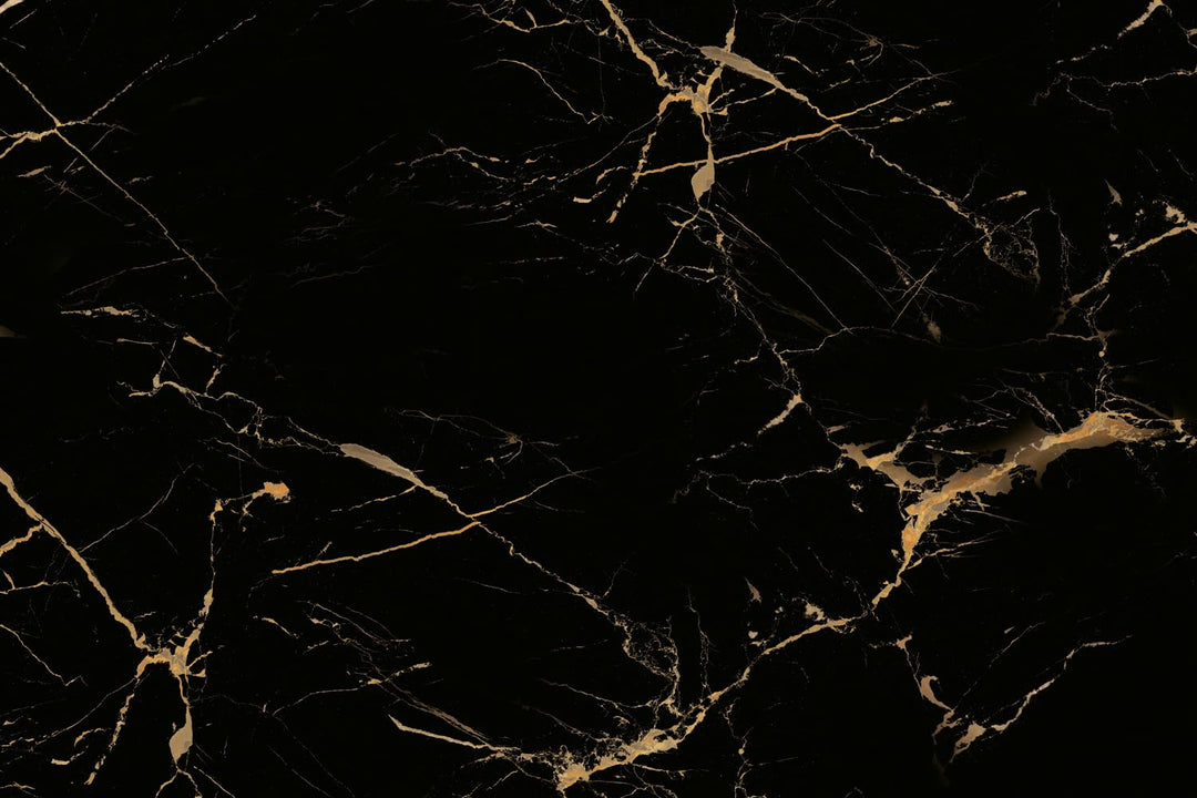 Queence | Küchen Spritzschutz Marmor Schwarz 60x40x0,3 cm | Küchenrückwand | Alu-DiBond | Fliesensch