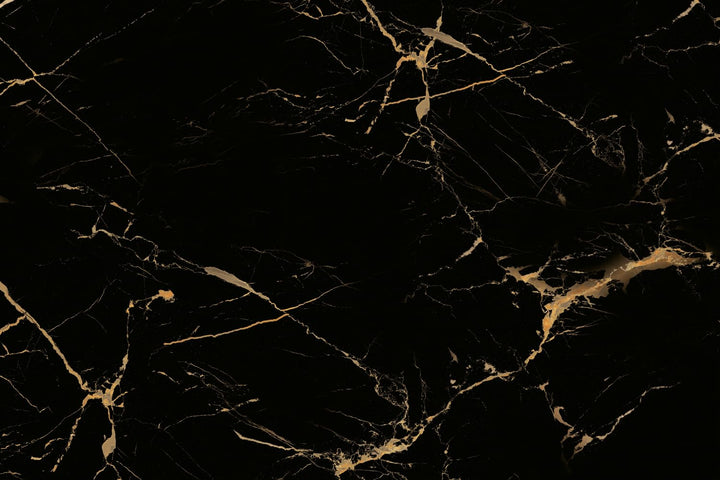 Queence | Küchen Spritzschutz Marmor Schwarz 60x40x0,3 cm | Küchenrückwand | Alu-DiBond | Fliesensch