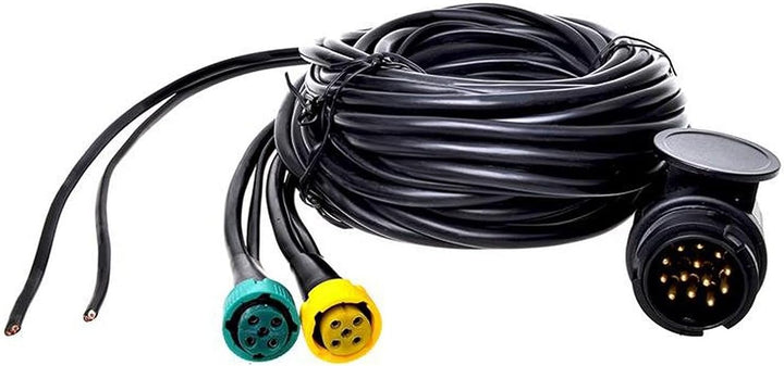 ProPlus Kabelsatz 7M mit Stecker 13-polig und 2X Steckverbinder 5-polig + 5M DC, 28 Single, Single
