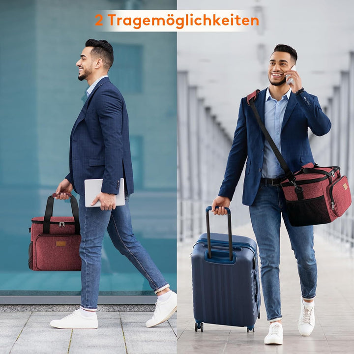 Lifewit 24L Kühltasche klein unterwegs, Isolierte Cooler Bag Lunchtasche faltbar für Herren und Dame