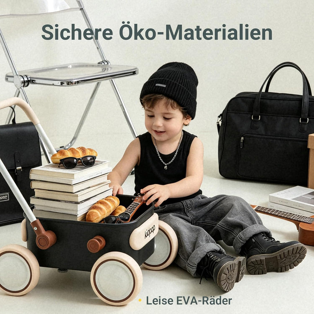 Kidpop PULA 2-in-1 Baby Lauflernwagen, Indoor und Outdoor Baby Spielzeug, Multifunktionale Lauflernh