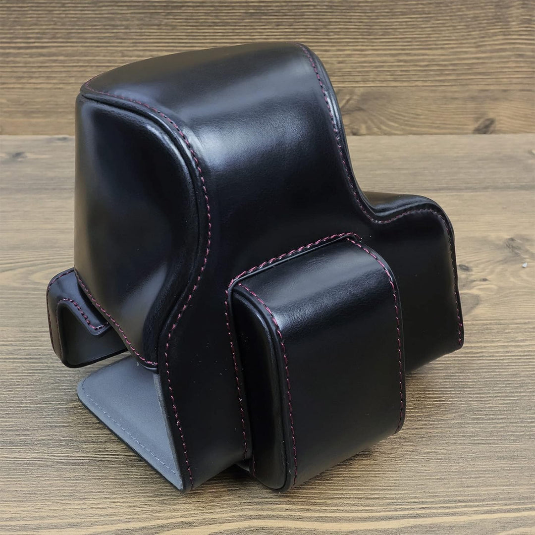 MUZIRI KINOKOO EOS R50 Schutzhülle, Retro-PU-Leder, Kameratasche für Canon EOS 50 DSLR Kamera – EOS