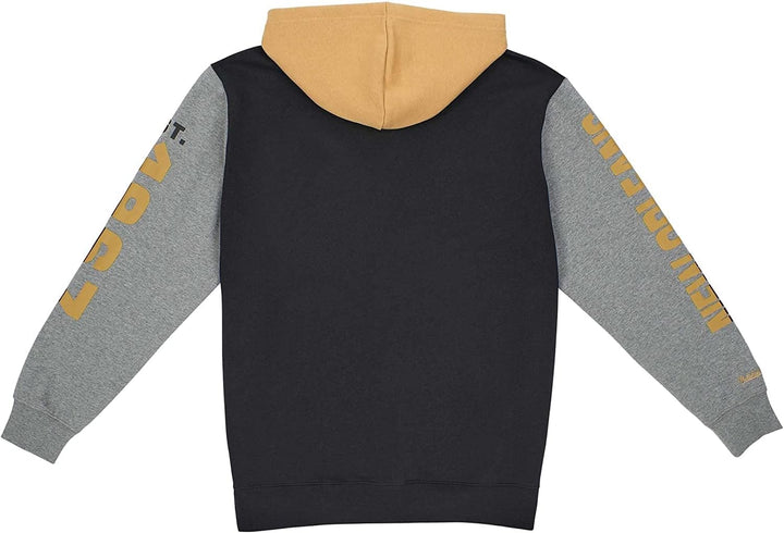 Mitchell & Ness New Orleans Saints NFL Full Zip Fleece Hoodie Schwarz S Schwarz, S Schwarz