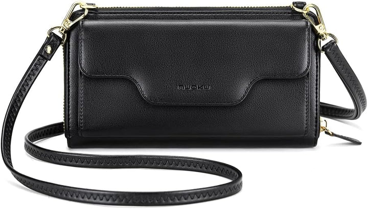 nuoku Crossbody Taschen für Frauen, Handgelenk Brieftaschen für Frauen, Clutch Geldbörsen für Frauen
