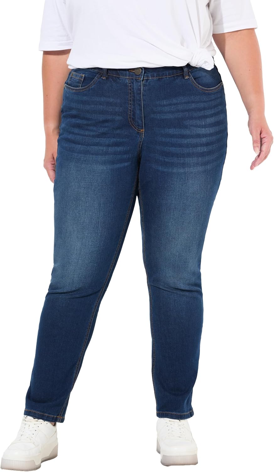 Ulla Popken, Damen, grosse Grössen, Straight-Jeans