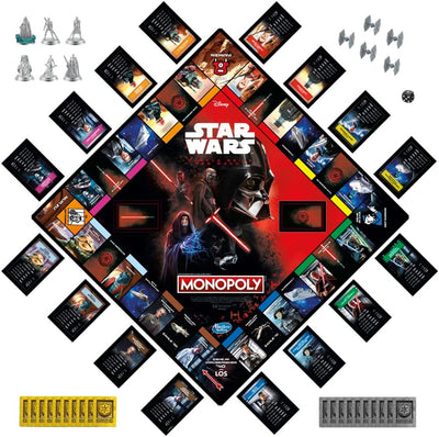 Hasbro Disney Star Wars Dunkle Seite der Macht Brettspiel für Familien, Spiel Kinder, Geschenk, Mult