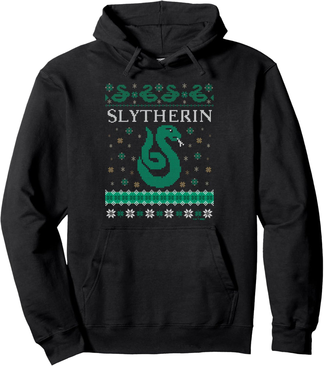 Harry Potter Slytherin Ugly Christmas Pullover Hoodie