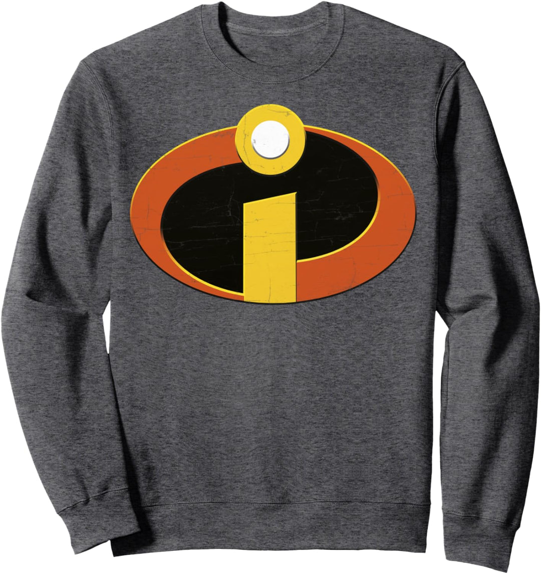 Disney Pixar Incredibles Distressed Logo Poster Sweatshirt