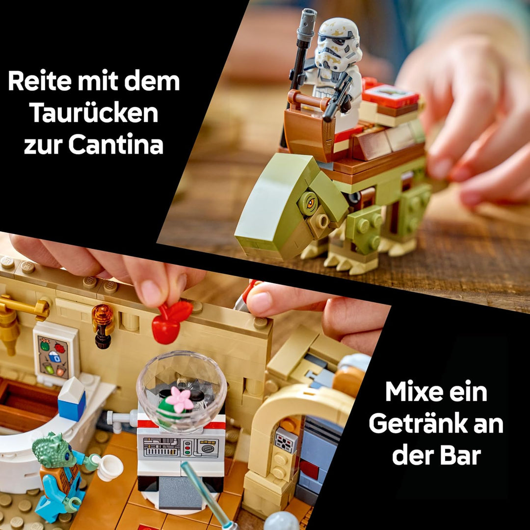 LEGO Star Wars 75425 SMART Play: Mos Eisley Cantina - Kompatibles Interaktives Spielzeug inkl. 3 SMA