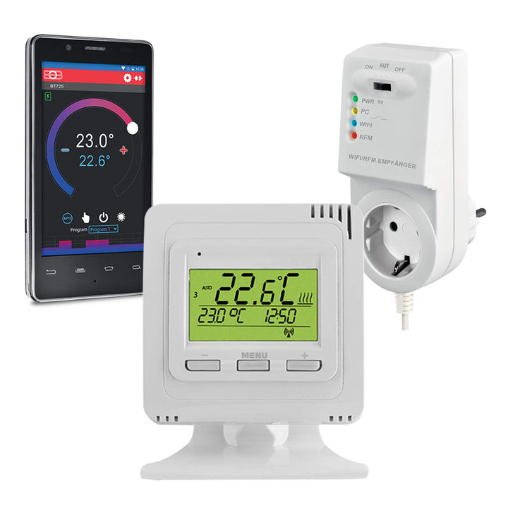 WiFi Raumthermostat mit WiFi Modul, BT725 WiFi
