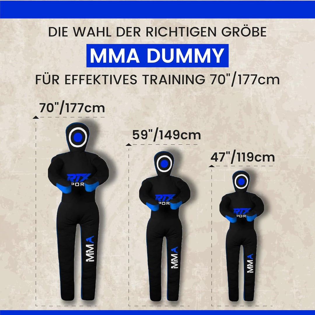 MMA Judo Grappling Dummy – Boxsack für Brazilian BJJ Jiu Jitsu Standposition Wrestling BJJ Dummy für
