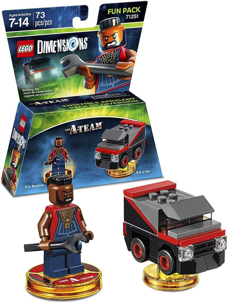 Lego 1000590950 Dimensions - Fun Pack- A-Team, Spiel, A-Team