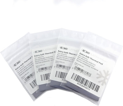 EC360® PLATINUM SOFT 16,6W/mK Wärmeleitpad (50 x 50 x 1,5 mm, Soft), 50 x 50 x 1,5 mm, Soft