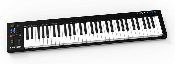 Nektar GX61 Impact USB MIDI Keyboard Controller with Nektar DAW Integration & M-Audio SP-2 - Univers
