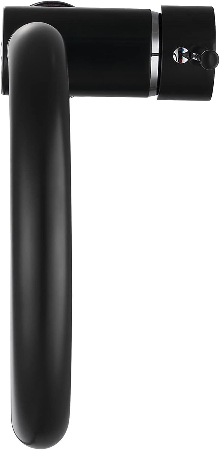 Küchenarmatur Niederdruck PRAG, matt black, rund 21 x 5.5 x 31.5 cm Matt Black, 21 x 5.5 x 31.5 cm M