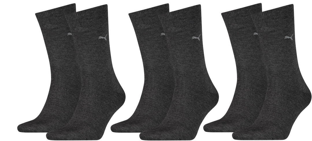 PUMA Casual Classic Herrensocken im Vorteilspack. 6 Paar 39-42 Anthrazit, 39-42 Anthrazit