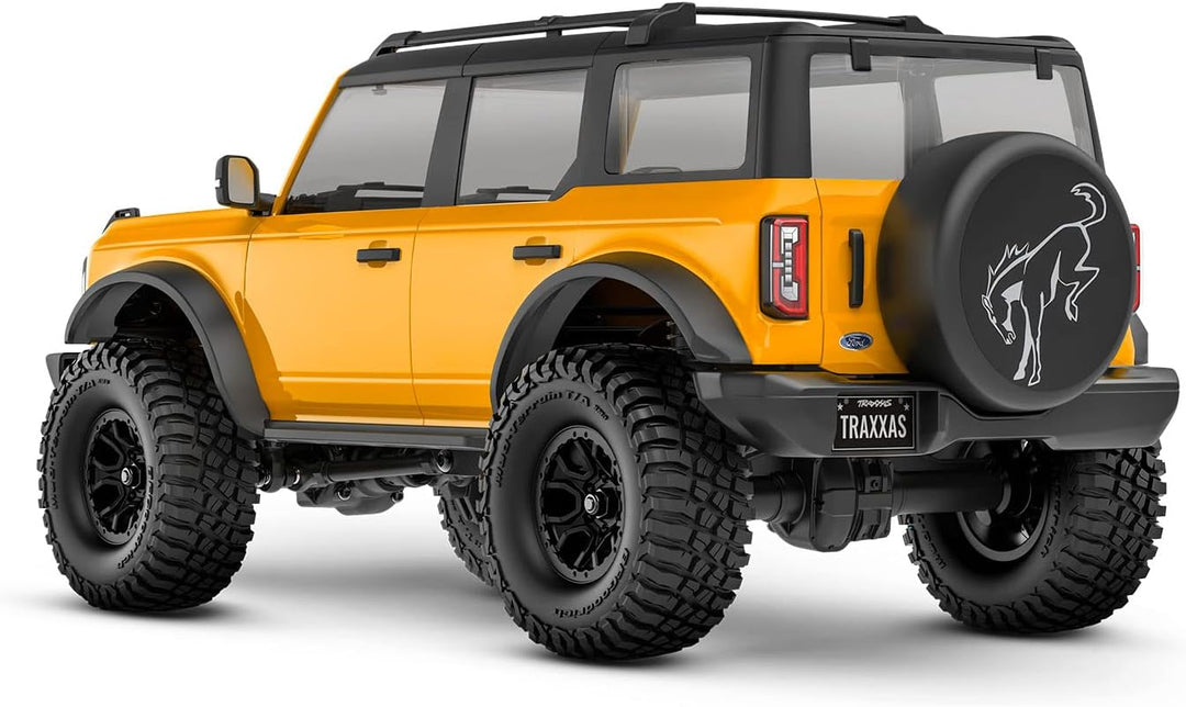 TRAXXAS TRX-4M Ford Bronco 4x4 gelb 1/18 Crawler RTR Brushed, mit Akku und USB Ladegerät