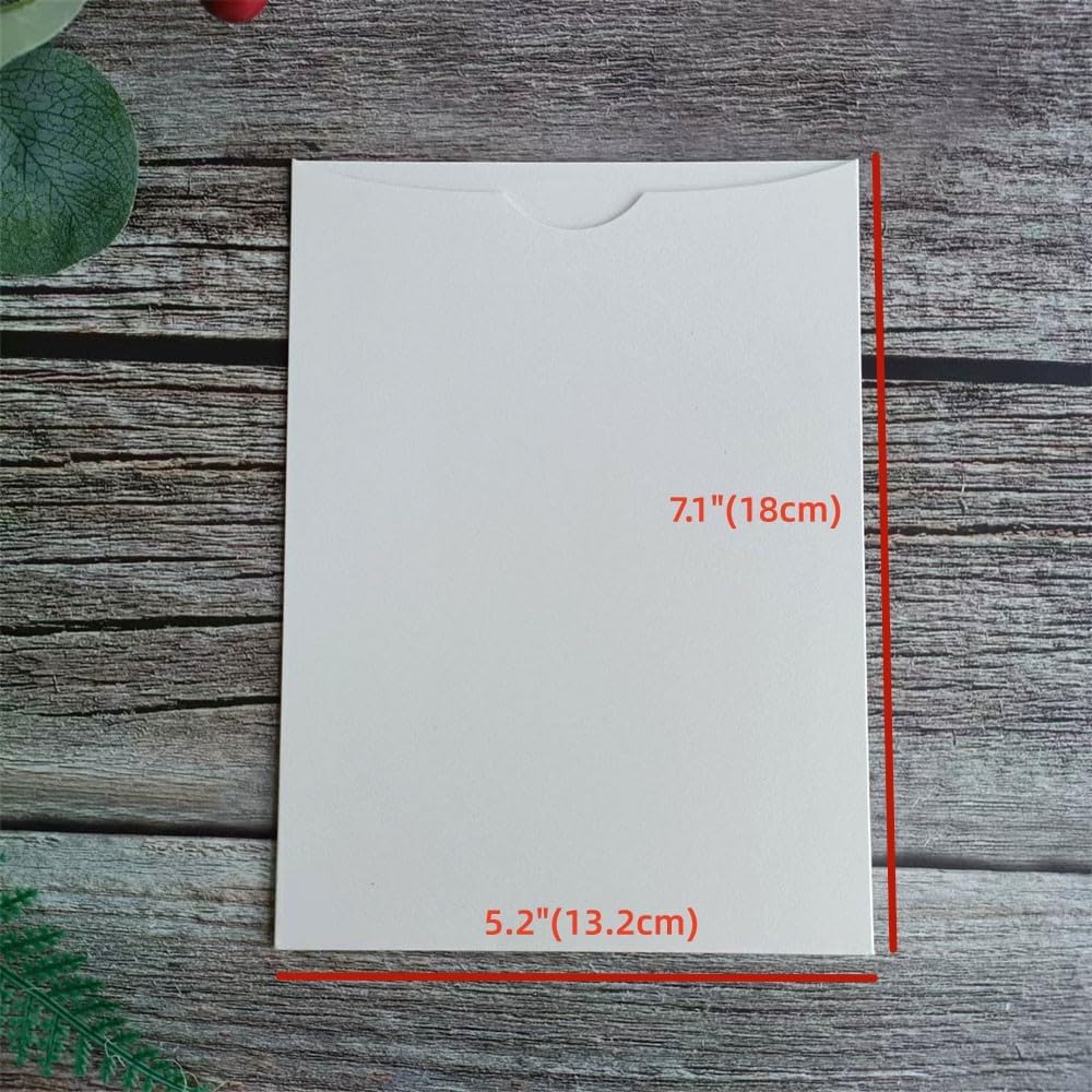 Elfenbeinfarbener Umschlag für Hochzeitskarten, 5x7 Zoll, 25 Stück, Elfenbein