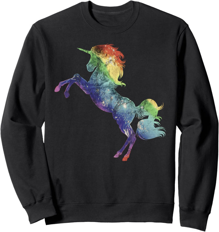 Einhorn, Vintage, Regenbogen, Gay Pride, Fahne, LGBTQ Sweatshirt