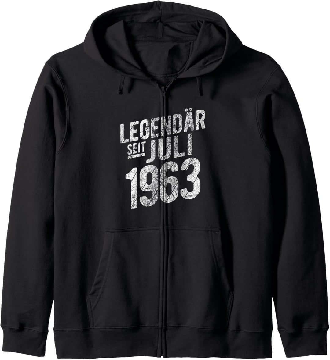 60. Geburtstag Geschenk 60 Jahre Legendär seit Juli 1963 Kapuzenjacke