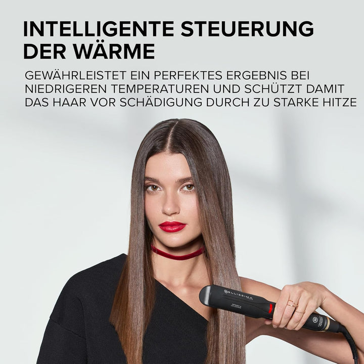 Bellissima Imetec Creativity Infrared, Glätteisen, haarglätter, Infrarot-Technologie, 4 Heizelemente