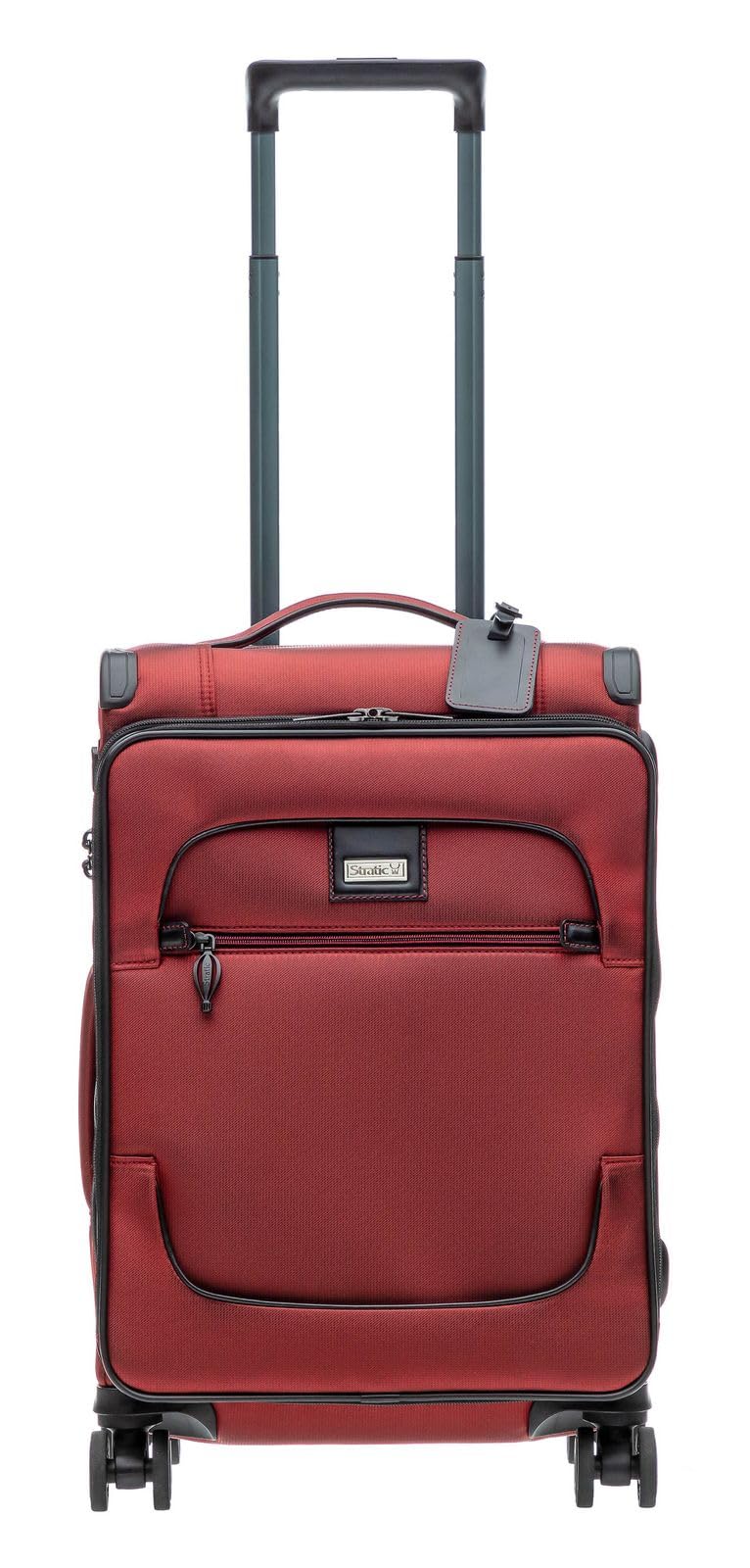 Stratic Bay Koffer Weichschale Reisekoffer Trolley Rollkoffer Handgepäck, TSA Kofferschloss, 4 Rolle