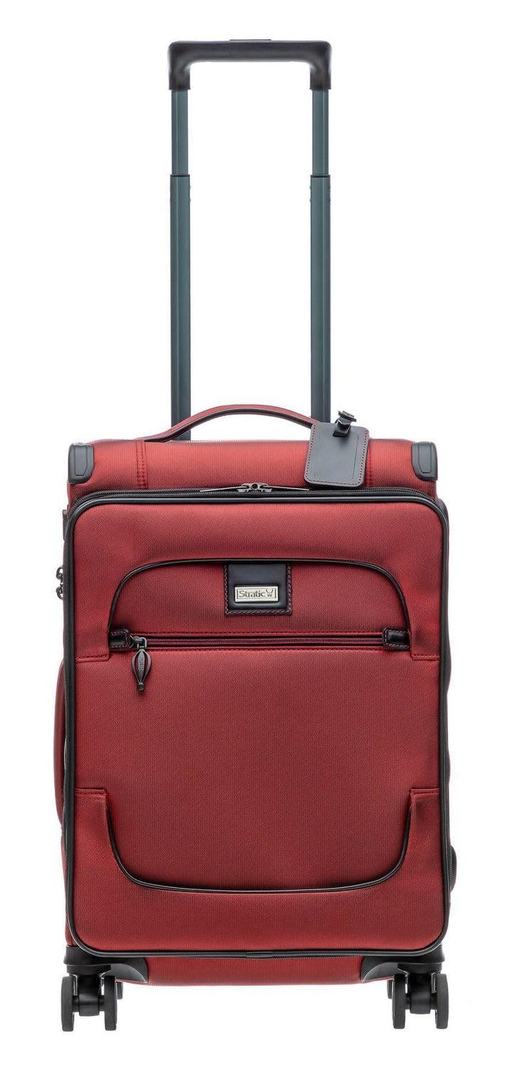 Stratic Bay Koffer Weichschale Reisekoffer Trolley Rollkoffer Handgepäck, TSA Kofferschloss, 4 Rolle