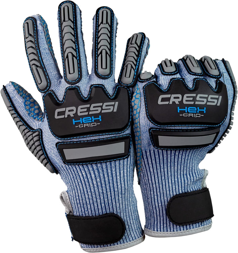 Cressi Unisex-Adult Hex Grip Gloves Tauchhandschuhe, L