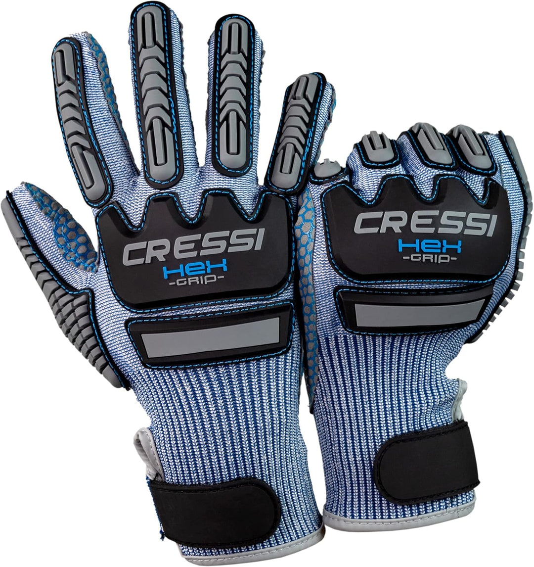 Cressi Unisex-Adult Hex Grip Gloves Tauchhandschuhe, S