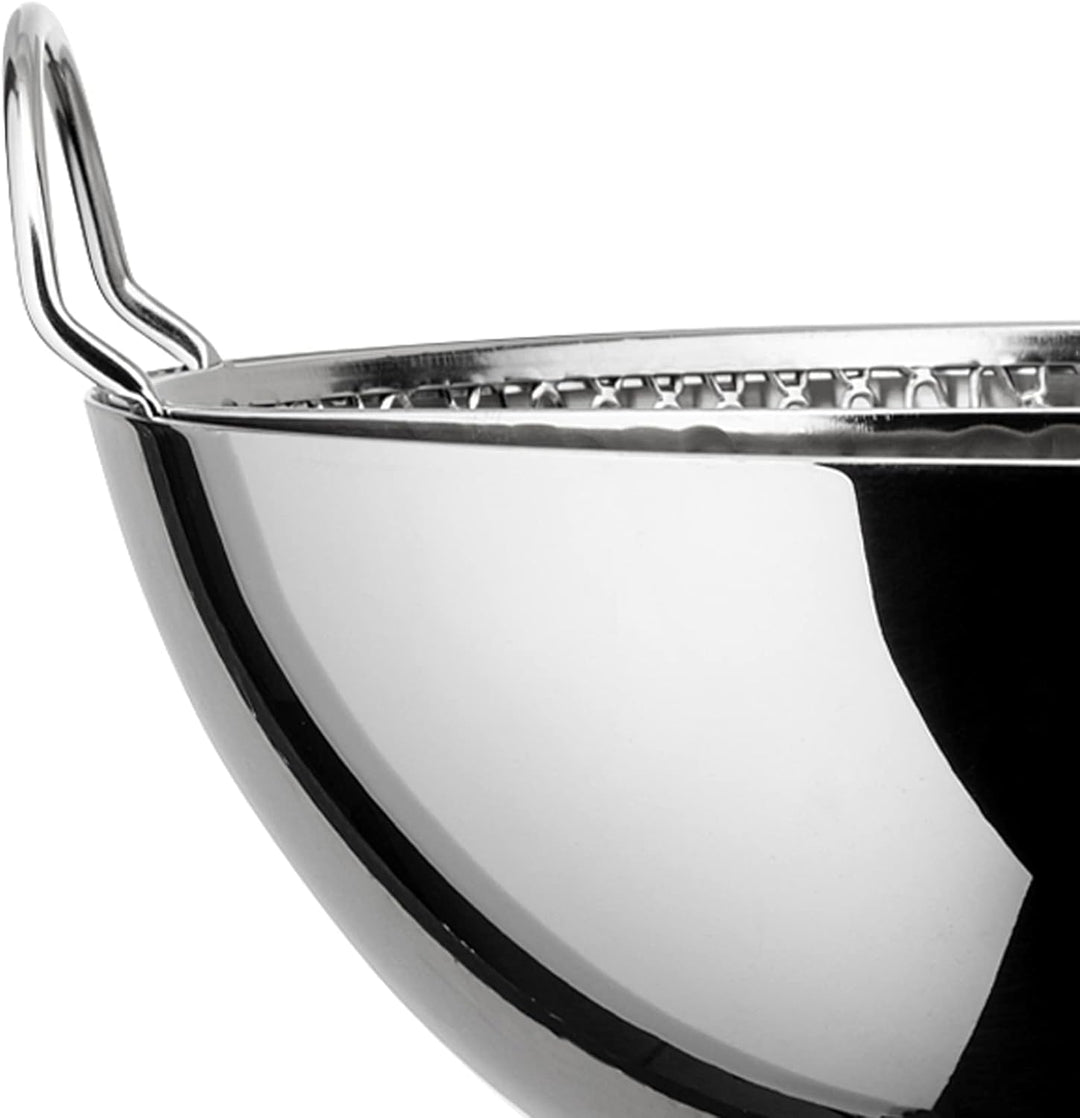 Alessi Obstschale/Sieb aus Edelstahl Fuss aus Aluminium, anthrazit