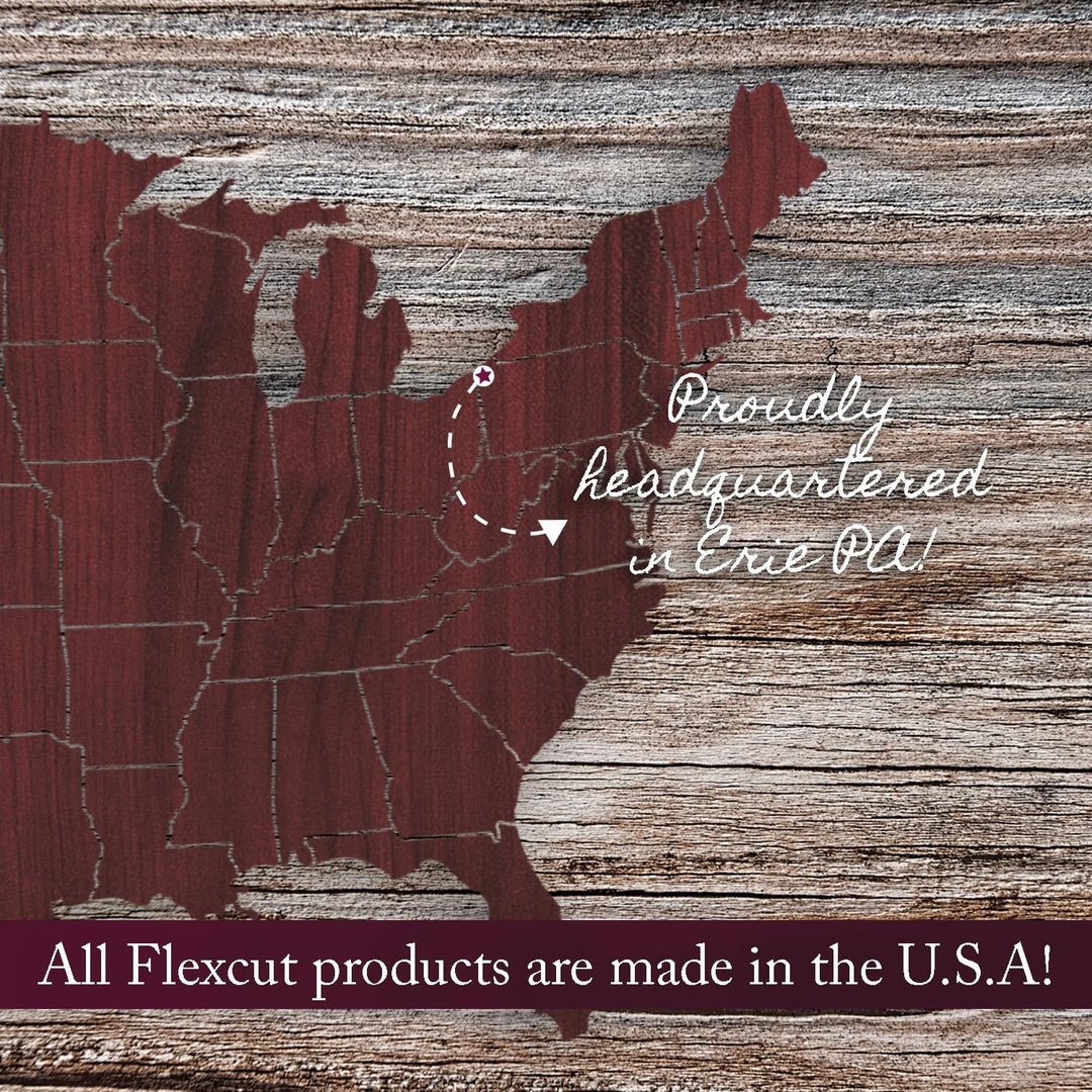 Flexcut #6 Palm Sweep, Hartstahl, massiver Eschenholzgriff, 13/16 Zoll (FR701) #6 - 13/16 Inch Palm