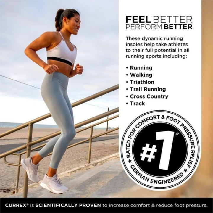 CURREX Einlegesohle RunPro - Einlegesohlen Sport für eine neue Dimension des Laufens. Sport Einleges