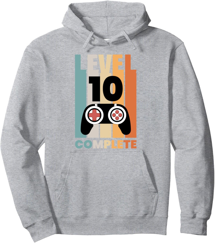 10. Geburtstag Jungen Jungs Grafik 10er Gamer Kinder 10. Lev Pullover Hoodie