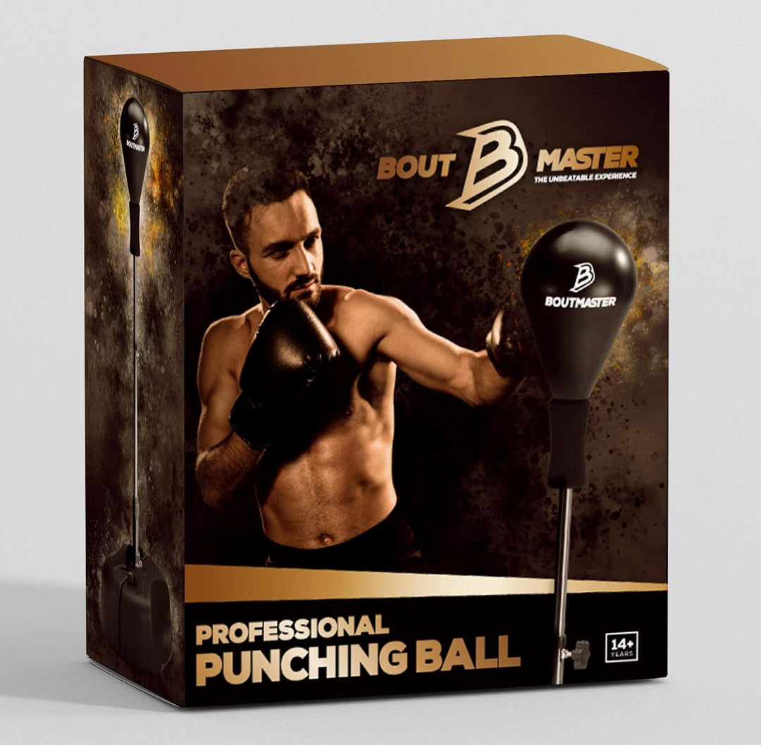 Punching Bag with Stand, Boxing Bag for Teens & Adults - Height Adjustable - Speed Bag for Training,