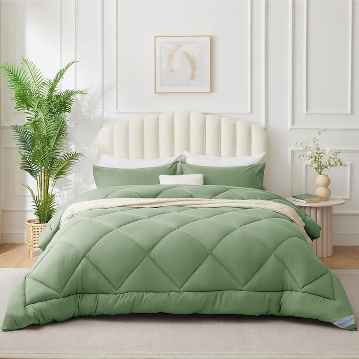 WAVVE Bettdecke 155x220 cm Ganzjahresdecke 4 Jahreszeiten, Steppdecke 300gsm Mikrofaser 155x220cm, S