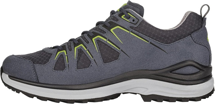 LOWA Halbschuh INNOX EVO GTX LO 44.5 EU Stahlblau Limone, 44.5 EU Stahlblau Limone