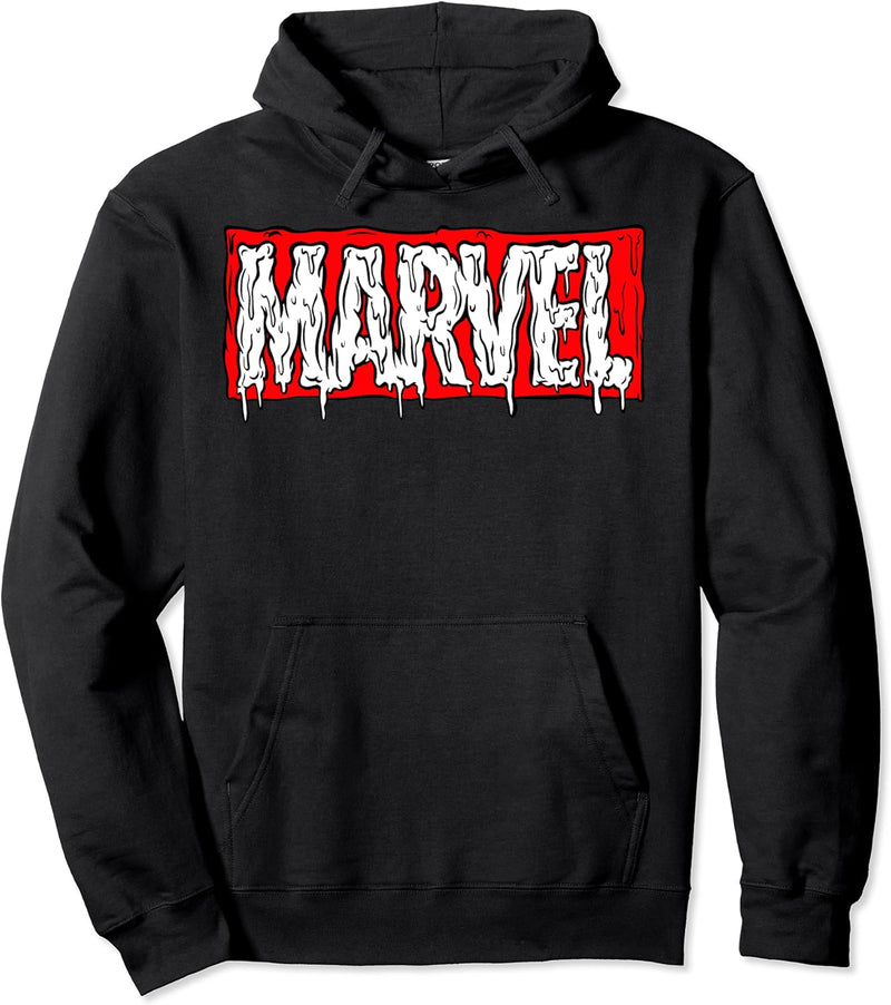 Marvel Melting Drip Logo Pullover Hoodie