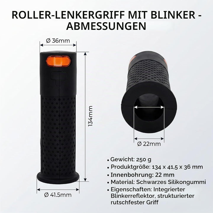 EasyByMall Elektroroller Lenkergriffe mit Blinker, links rechts Blinker für Xiaomi M365 Pro 1S Pro 2
