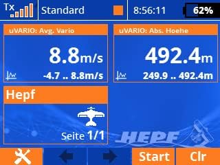 HEPF Micro Vario, Höhenmesser mit Telemetrie passend zu JETI Duplex, HOTT, S-Bus