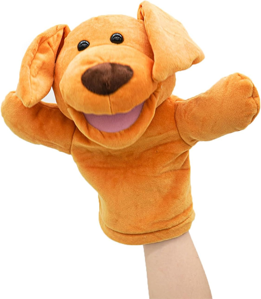 lilizzhoumax Hund Handpuppe Kuscheltier Tier Kawaii Niedliches Rollenspiel interaktives Früherziehun
