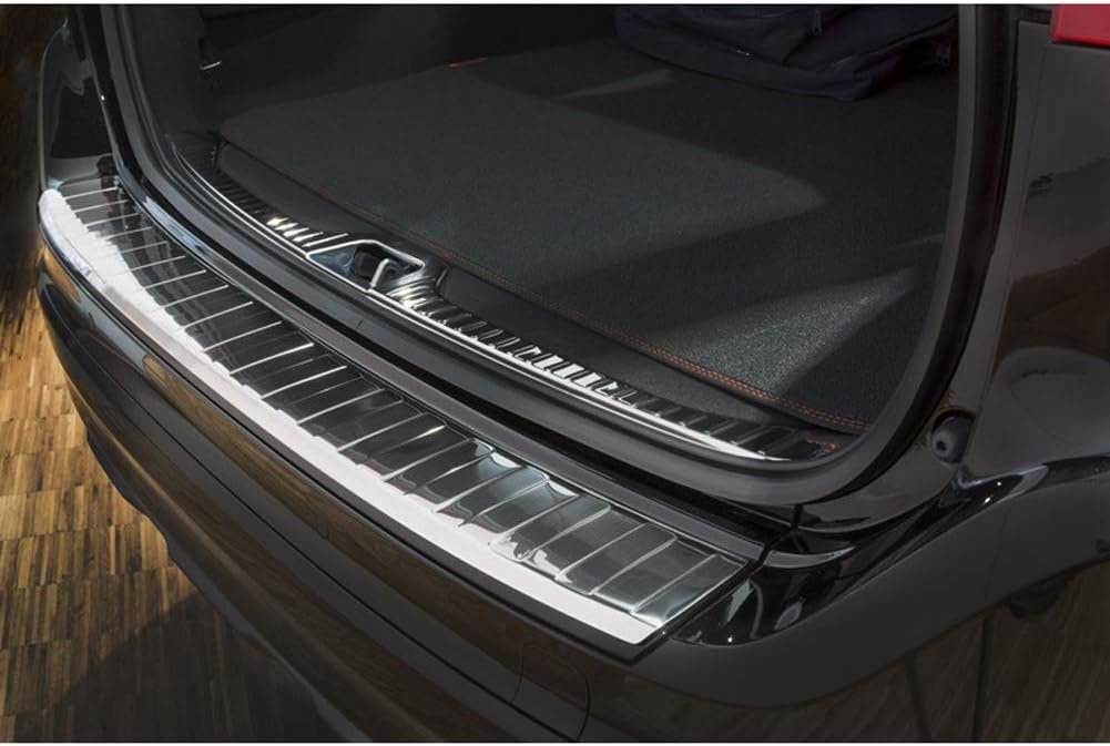 Avisa Edelstahl Heckstossstangenschutz kompatibel mit Volvo XC60 2013-2016 'Ribs'