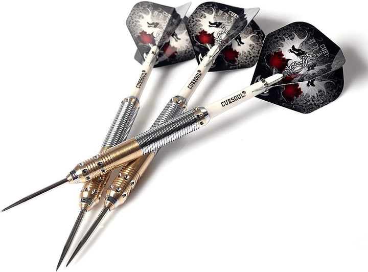 CUESOUL Dragon Deluxe Messing Steel Dartpfeile, 21 Gramm F2306 21 Grams, F2306 21 Grams
