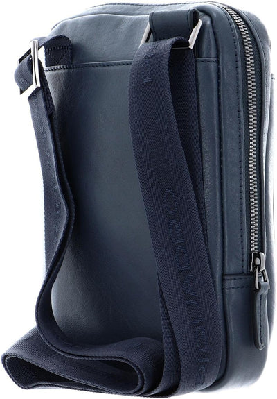 Piquadro Black Square - Schultertasche 23 cm blue