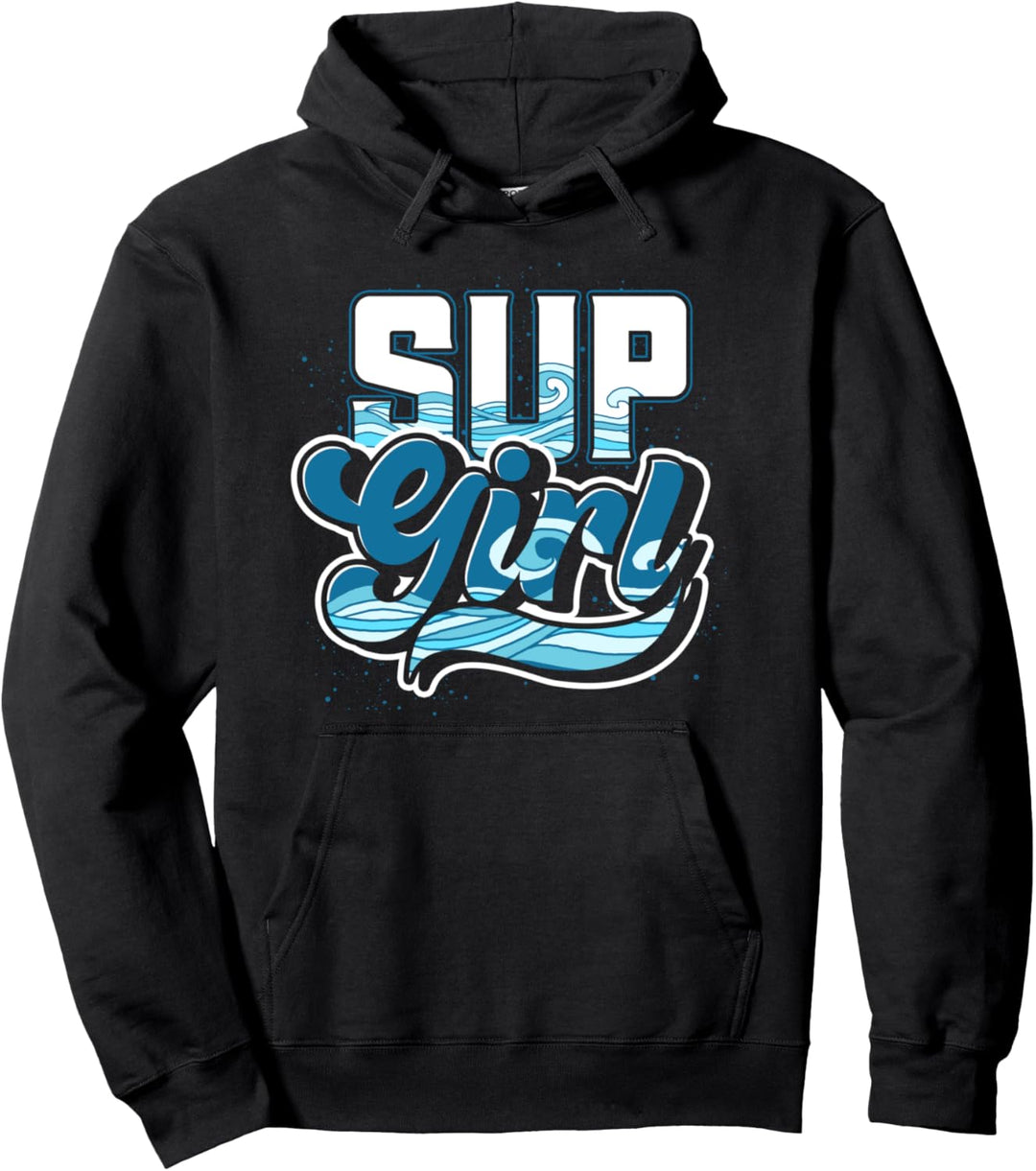 Stand Up Paddler SUP Mädchen Wassersport Stand Up Paddeln Pullover Hoodie
