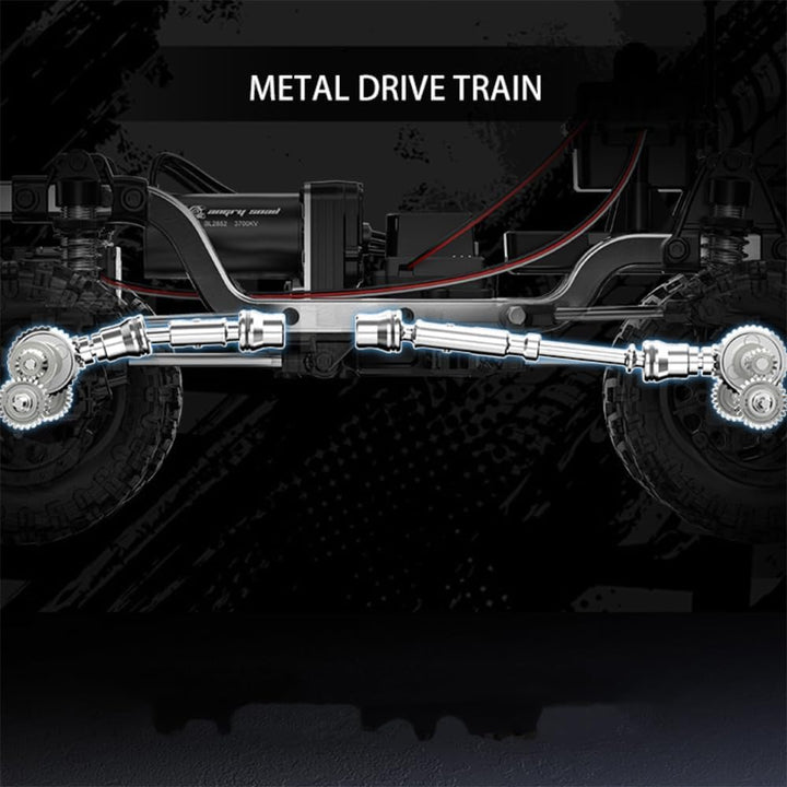 X-Verse MJX H12Y 1:12 Ferngesteuertes Auto Crawler für Erwachsene, 4WD Wasserdichtes RC Auto mit Bür
