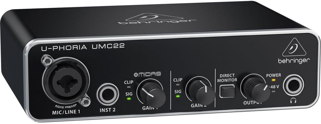 Best Price Square USB Audio Interface UMC22 by BEHRINGER U-PHORIA UMC22 Single U-PHORIA, U-PHORIA UM
