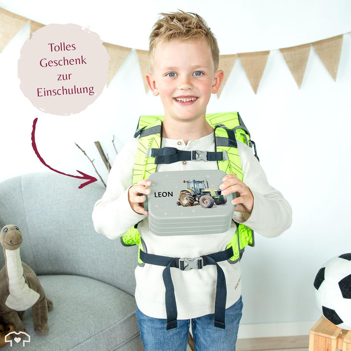 Bento Box Midi Lunchbox für Mepal Bentobox - Trecker Traktor Kinder Schlepper Bulldog - 900 ml - Sag